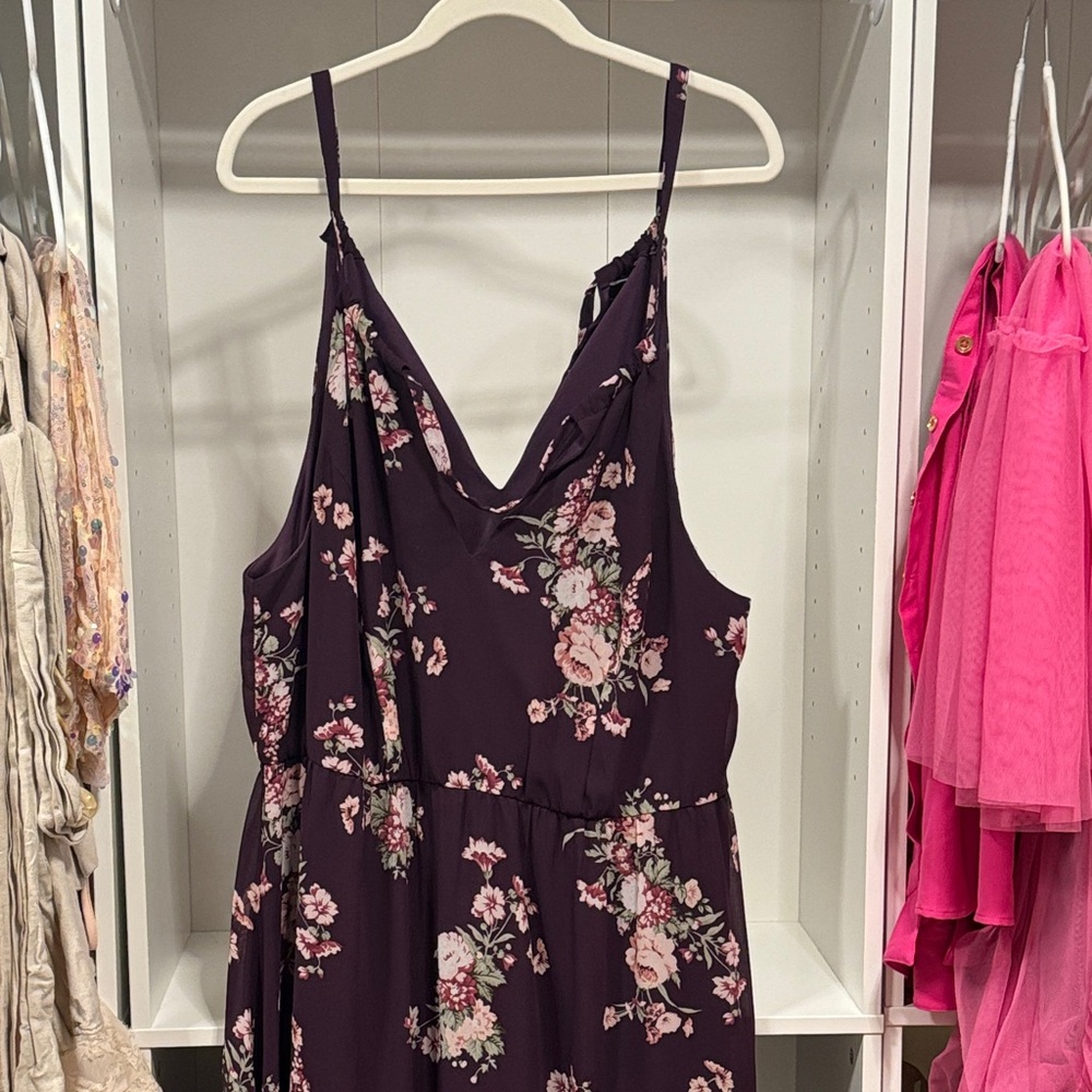 Torrid Purple Floral Dress